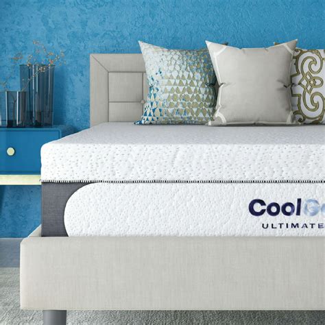 HYBRID MATTRESS: Hybrid mattress combines the best of wrapped-coil innersprings and memory foam, offering the ultimate sleeping experience; Color: White; (L x W x H): 80 x 76 x 10.5 inches; Weight: 93 pounds ; 4-LAYER SUPPORT: 4 layers makeup mattress support: memory foam, comfort foam, wrapped innnerspring, and high-density base 